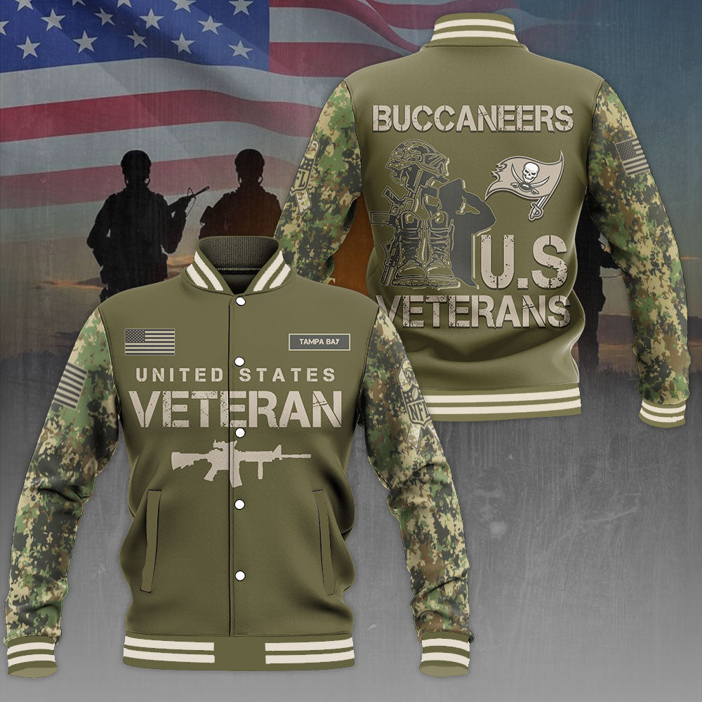 Tampa Bay Buccaneers x US Veterans Varsity Jacket – MAITM12831
