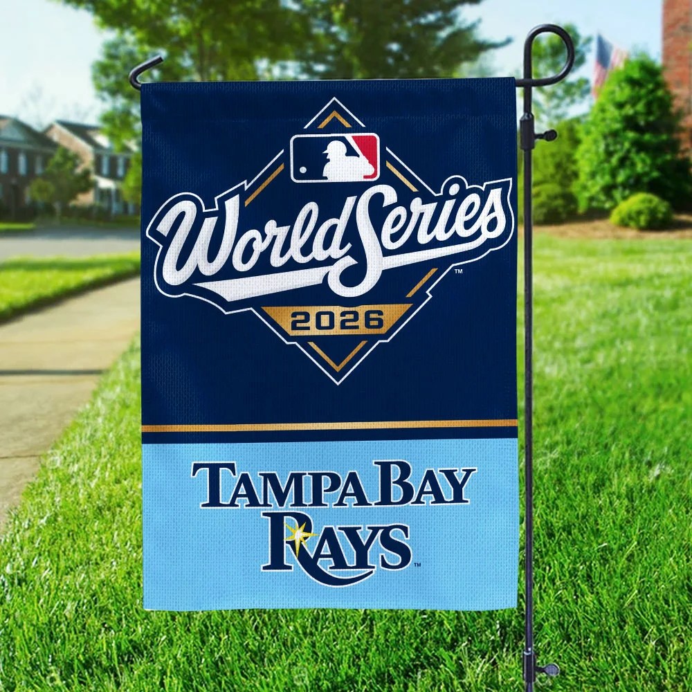 Tampa Bay Rays 2026 American League Champions Double-side Garden Flag – MAITM15466