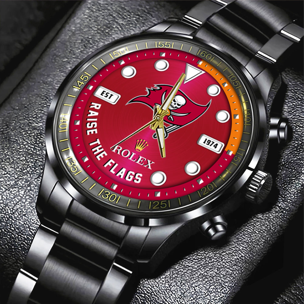 Tampa Bay Buccaneers x Rolex Black Stainless Steel Watch – MAITM13247