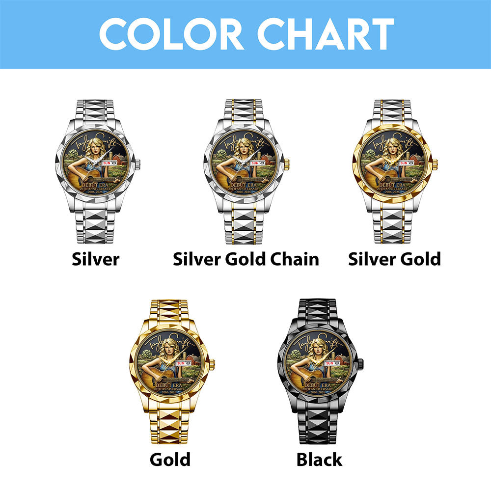 Taylor Swift 20th Anniversary Alloy Luxury Quartz Watch – MAITM14492