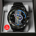 Personalized Tennessee Titans Black Stainless Steel Watch – TANTN16034