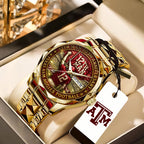Texas A&M Aggies Football Alloy Luxury Quartz Watch – TANTN17945