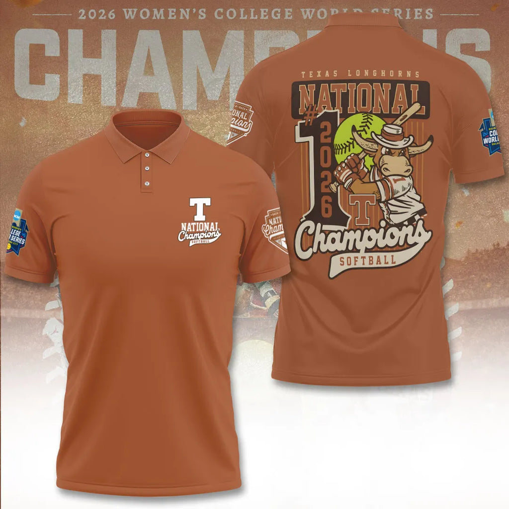 Texas Longhorns NCAA Women's Softball Champions 2026 3D Apparel – TANTN23427