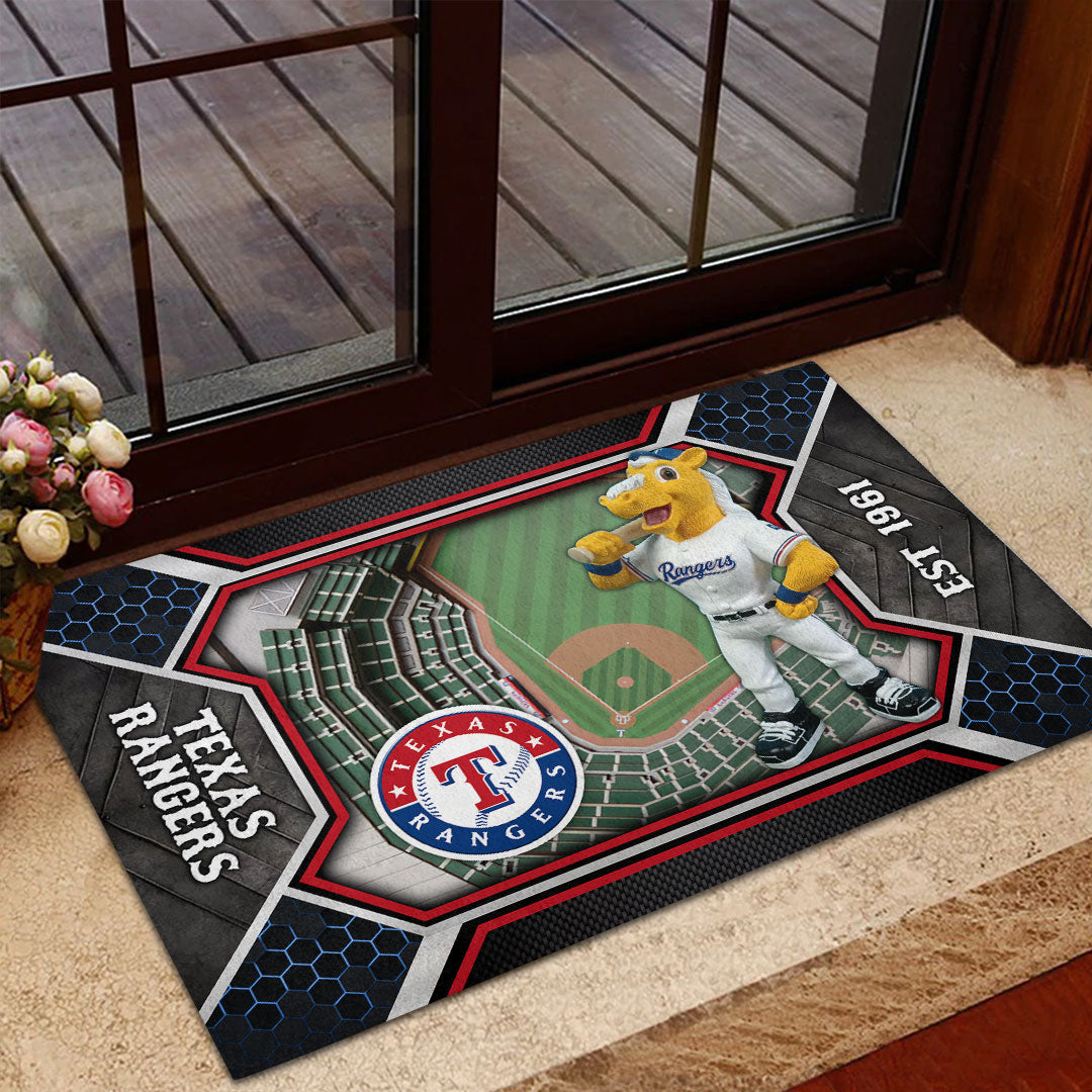 Texas Rangers Custom Doormat – HOATT13098
