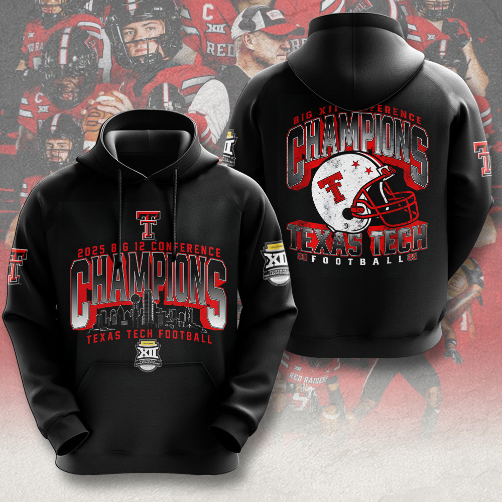 Texas Tech Red Raiders Football 3D Apparel – MAITM14040