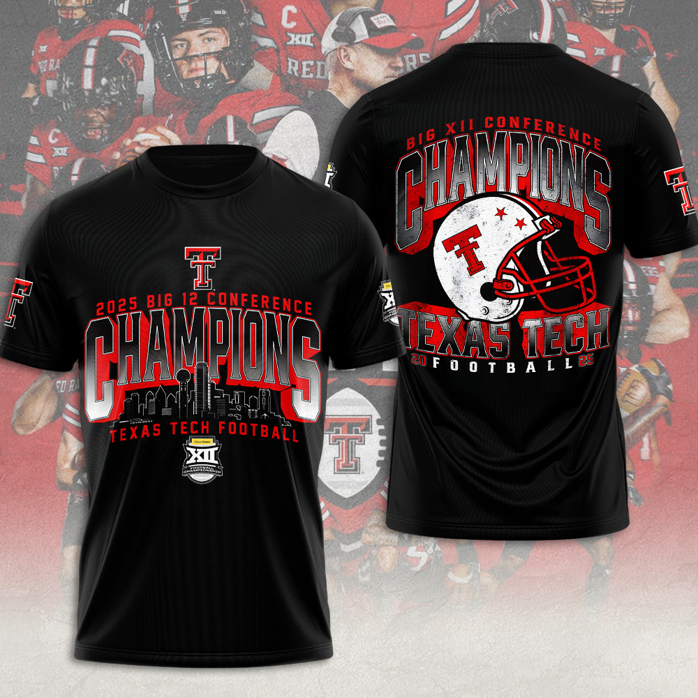 Texas Tech Red Raiders Football 3D Apparel – MAITM14040