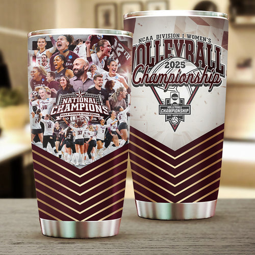 Texas A&M 2025 Women's Volleyball National Champions Tumbler Cup – TMTHU2833