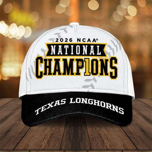 Texas Longhorns NCAA Women's Softball Champions 2026 Classic Cap – TANTN23440