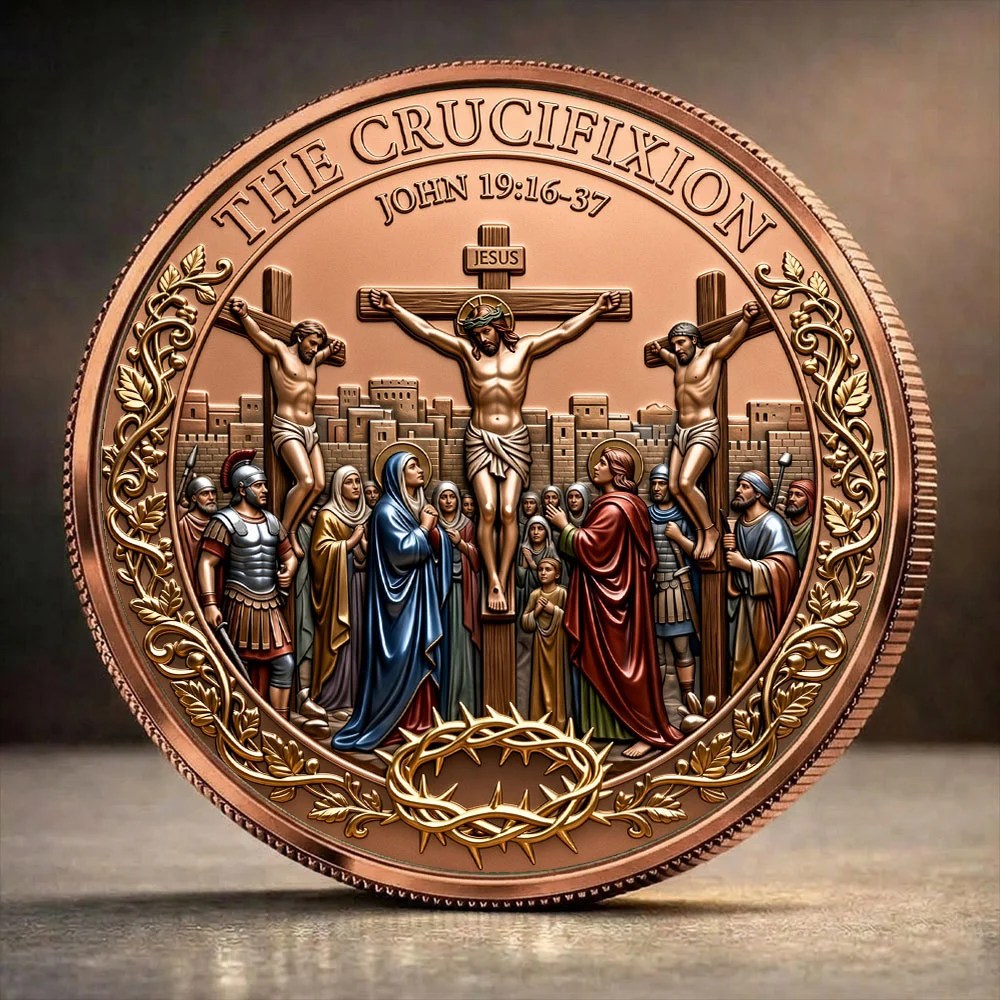 The Crucifixion of Jesus Commemorative Coin – TANTN25341