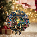 The Legend of Zelda 40th Anniversary Custom Shape 2-side Printed Acrylic Ornament – TMTHU9671