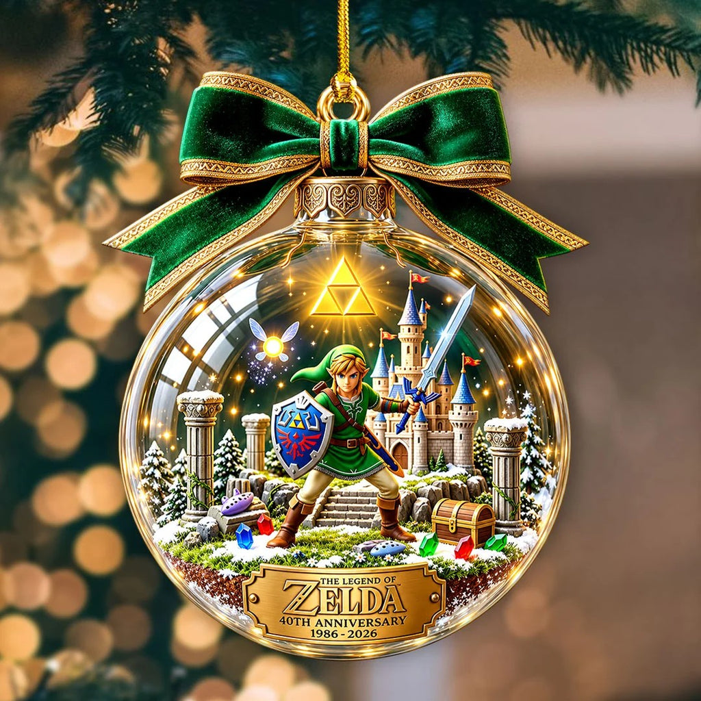 The Legend of Zelda 40th Anniversary Custom Shape 2-side Printed Acrylic Ornament – HOATT21512