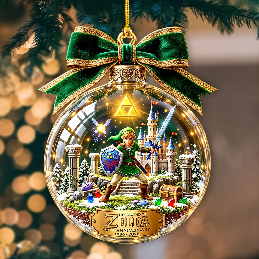 The Legend of Zelda 40th Anniversary Custom Shape 2-side Printed Acrylic Ornament – HOATT21512