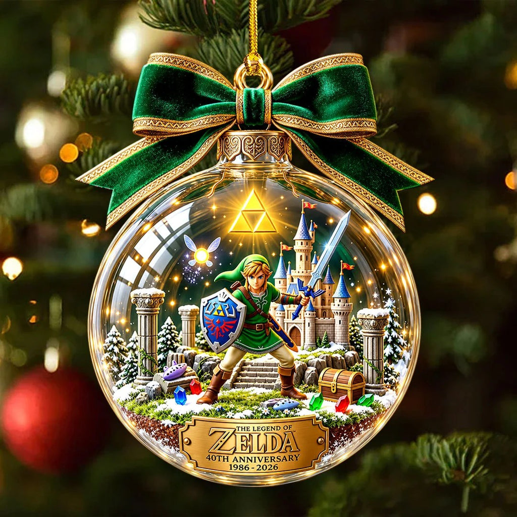 The Legend of Zelda 40th Anniversary Custom Shape 2-side Printed Acrylic Ornament – HOATT21512