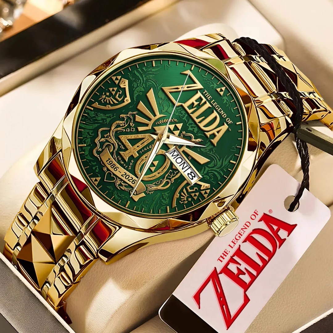 The Legend of Zelda 40th Anniversary Alloy Luxury Quartz Watch – TMTHU9937