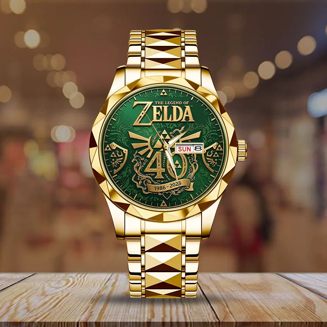 The Legend of Zelda 40th Anniversary Alloy Luxury Quartz Watch – TMTHU9937