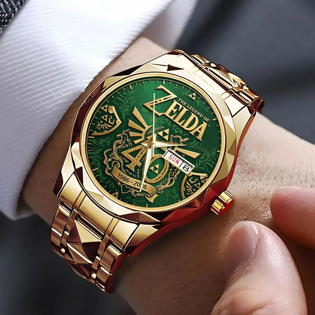 The Legend of Zelda 40th Anniversary Alloy Luxury Quartz Watch – TMTHU9937