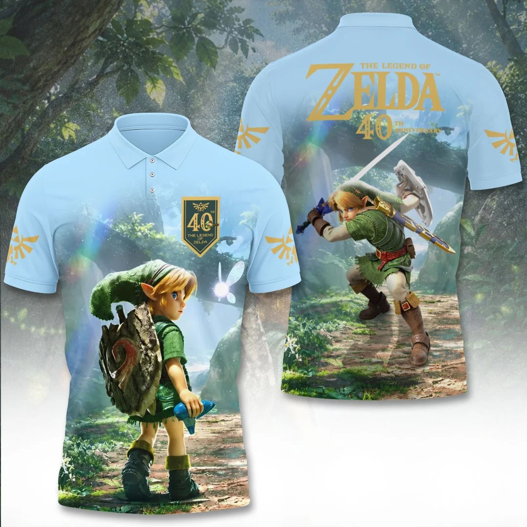 The Legend of Zelda 40th Anniversary 3D Apparel – TANTN25536