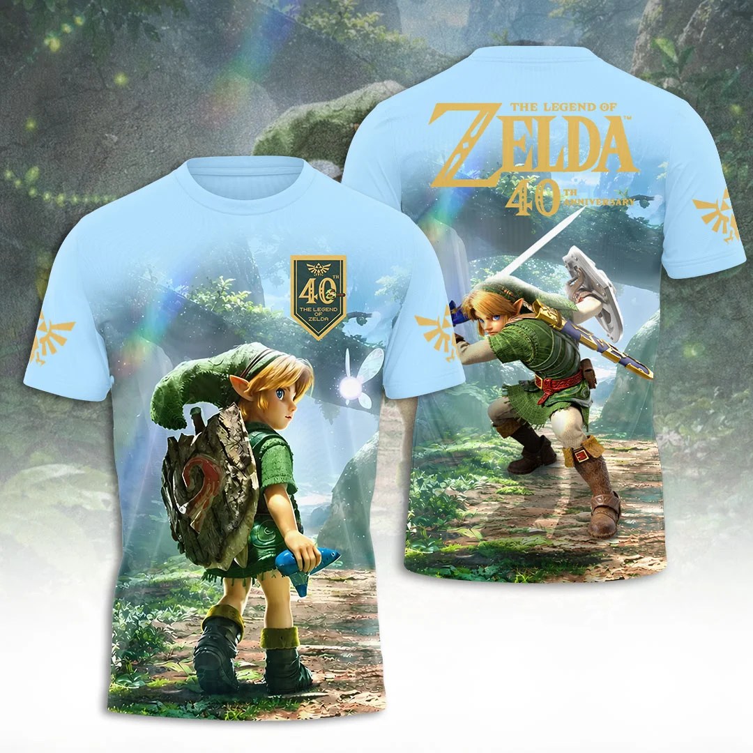 The Legend of Zelda 40th Anniversary 3D Apparel – TANTN25536