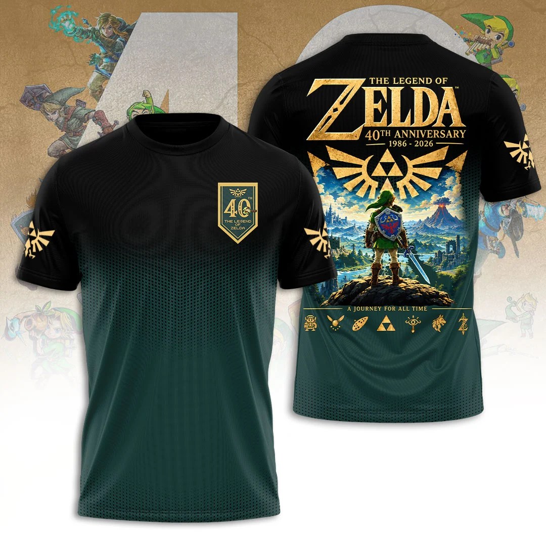 The Legend of Zelda 40th Anniversary Concert 3D Apparel – TANTN25553