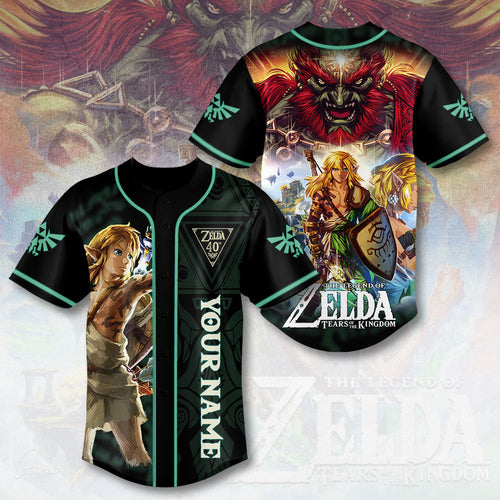 The Legend of Zelda 40th Anniversary Baseball Jersey – TANTN20317