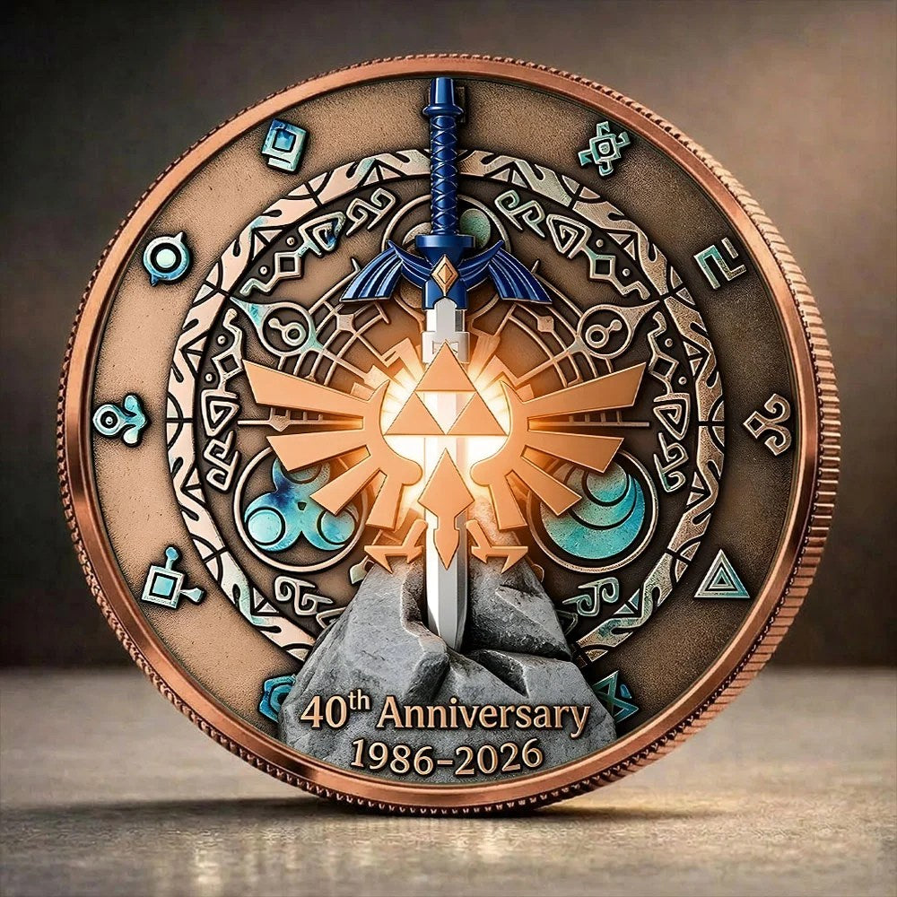 The Legend of Zelda 40th Anniversary Commemorative Coin – TANTN25375