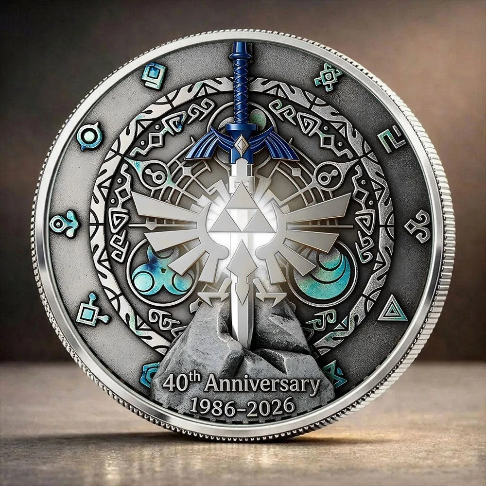 The Legend of Zelda 40th Anniversary Commemorative Coin – TANTN25375