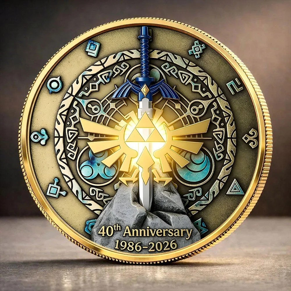 The Legend of Zelda 40th Anniversary Commemorative Coin – TANTN25375