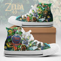 The Legend of Zelda 40th Anniversary High Top Canvas Shoes – TMTHU9714