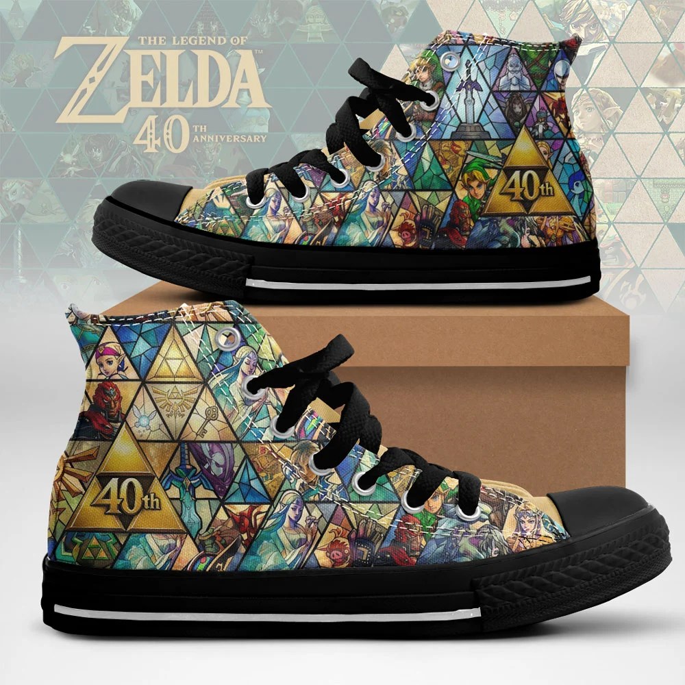 The Legend of Zelda: Ocarina of Time High Top Canvas Shoes – TMTHU9936