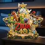 The Legend of Zelda 40th Anniversary Custom Shape Acrylic Light Box – TMTHU9670