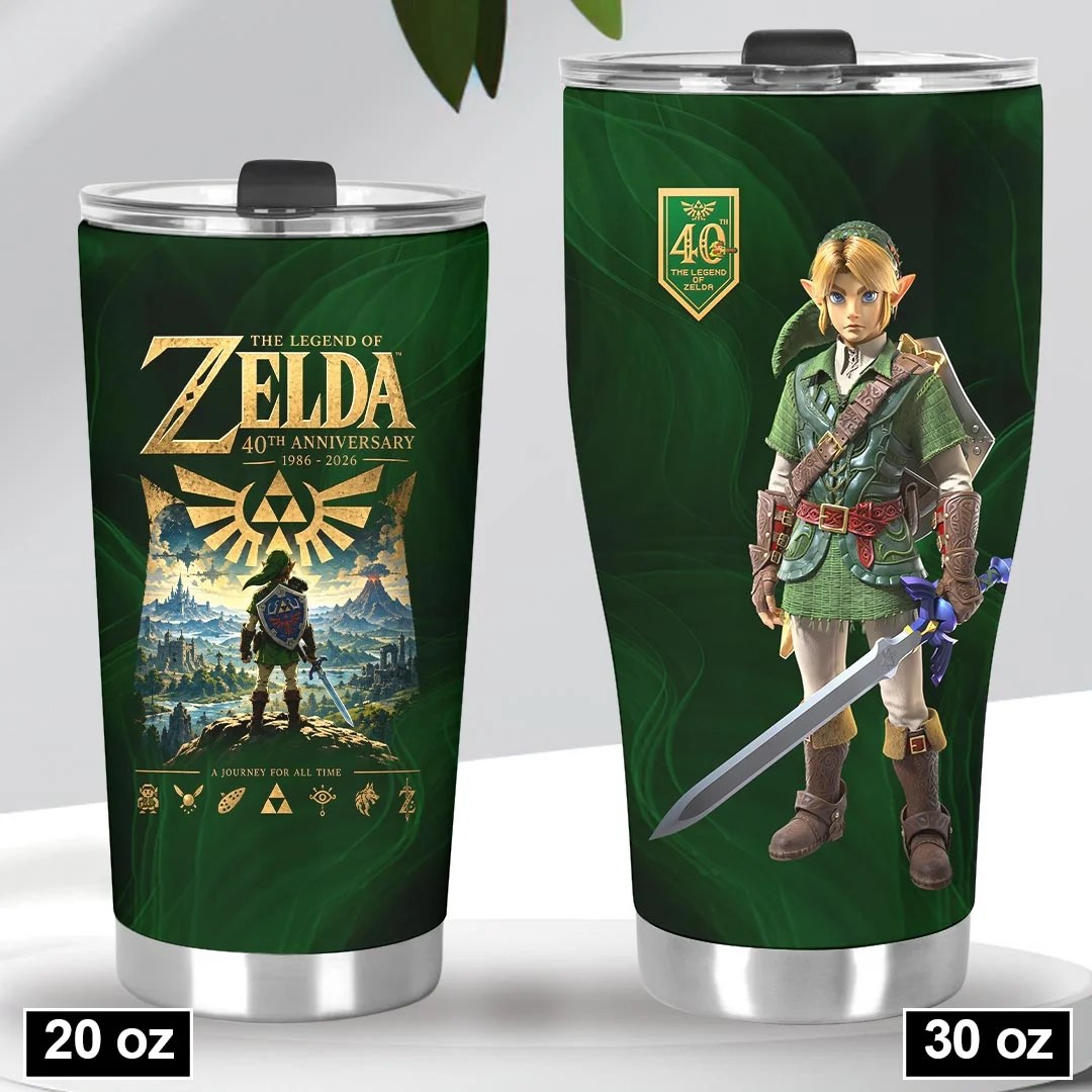 The Legend of Zelda 40th Anniversary Tumbler Cup – HOATT26914