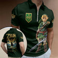 The Legend of Zelda 40th Anniversary Concert Zip Polo Shirt – HOATT21077
