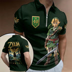 The Legend of Zelda 40th Anniversary Concert Zip Polo Shirt – HOATT21077