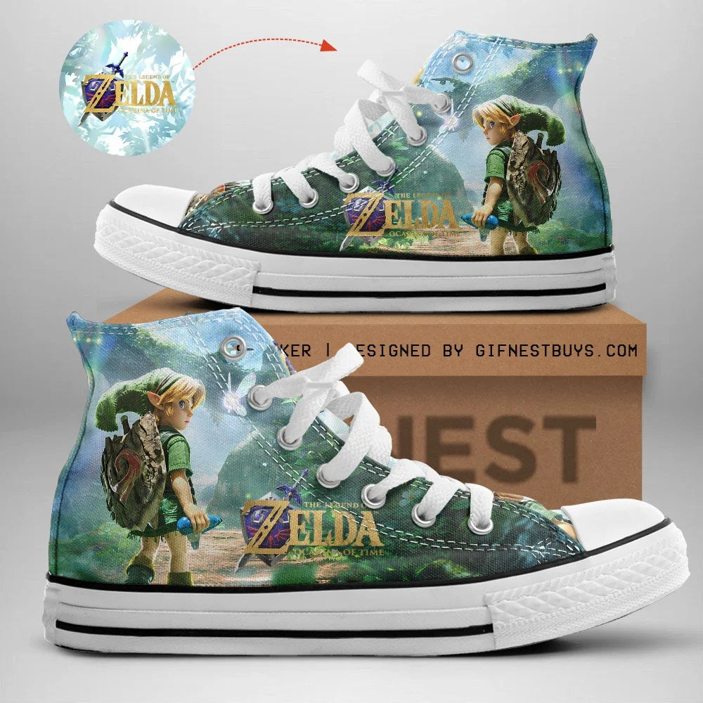 The Legend of Zelda High Top Canvas Shoes – TANTN25555