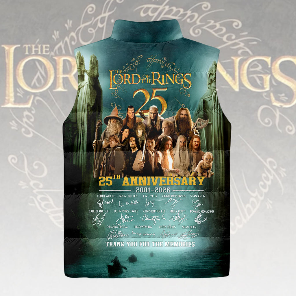 The Lord Of The Rings 25th Anniversary 3D Sleeveless Down Jacket – HOATT15111