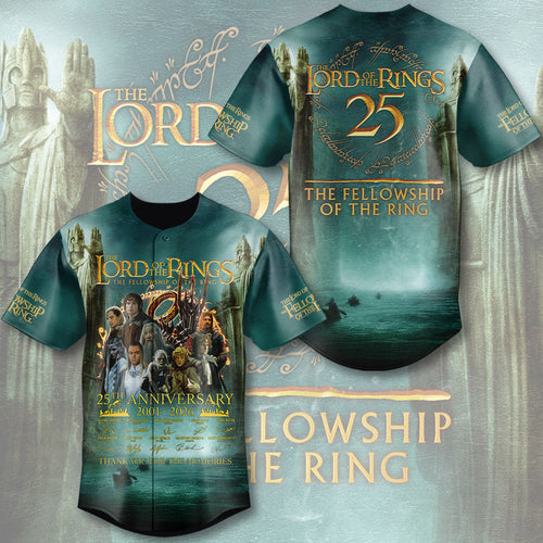 The Lord Of The Rings 25th Anniversary 2026 Baseball Jersey – GNE4757