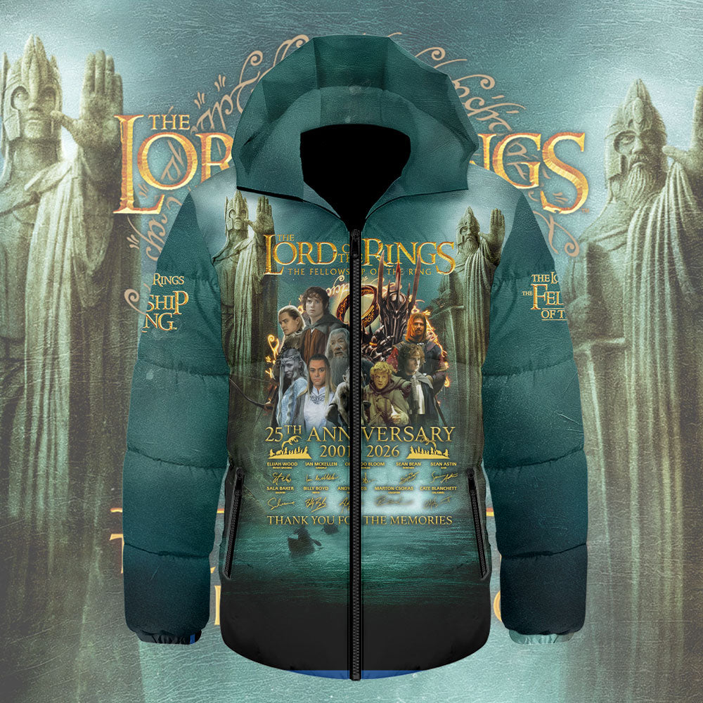 The Lord of the Rings 25th Anniversary 2026 Thickened Down Hooded Jacket – GNE4761