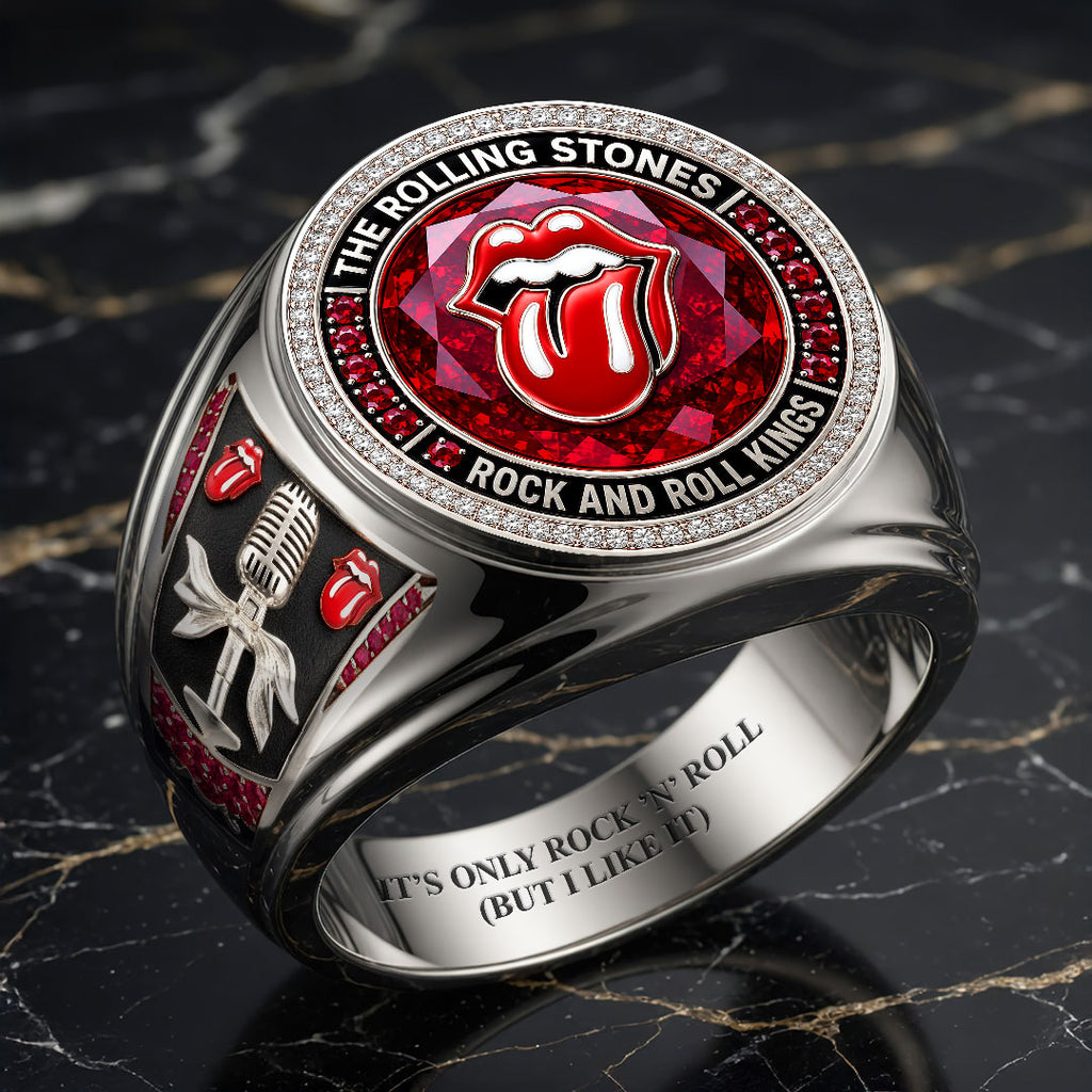 The Rolling Stones 3D Engraved Ring – HOATT18542