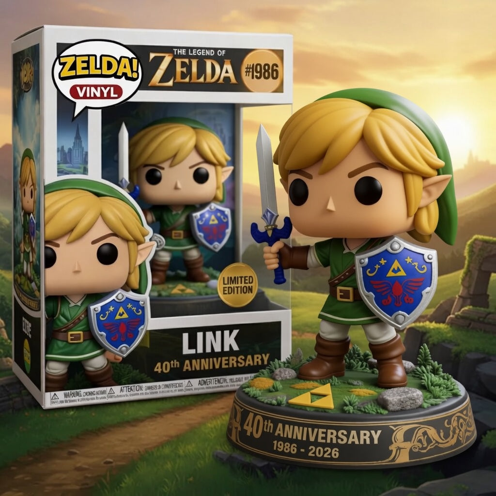 The Legend of Zelda 40th Anniversary 3D Collectible Vinyl Figure – TANTN22891