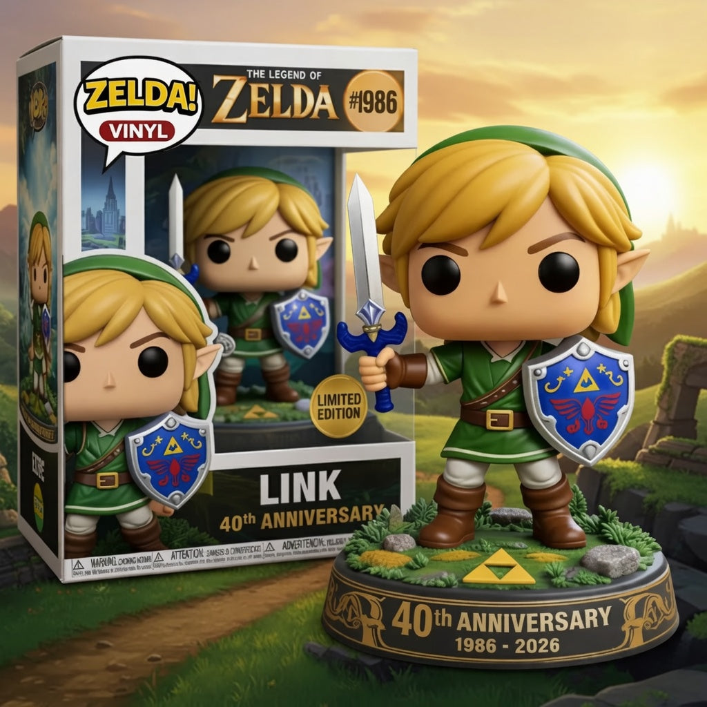 The Legend of Zelda 40th Anniversary 3D Collectible Vinyl Figure – TANTN22891