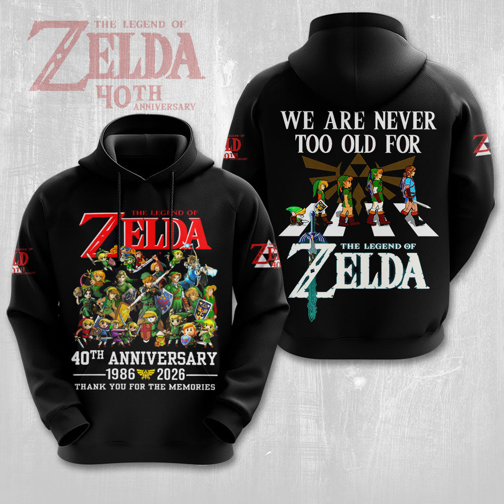 The Legend of Zelda 40th Anniversary 3D Apparel – VANDH5025