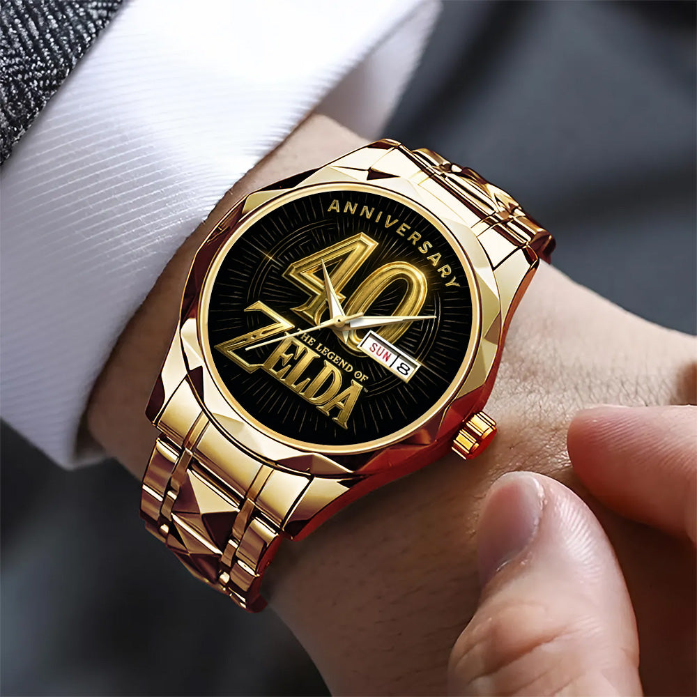 The Legend of Zelda 40th Anniversary Alloy Luxury Quartz Watch – GNE4870