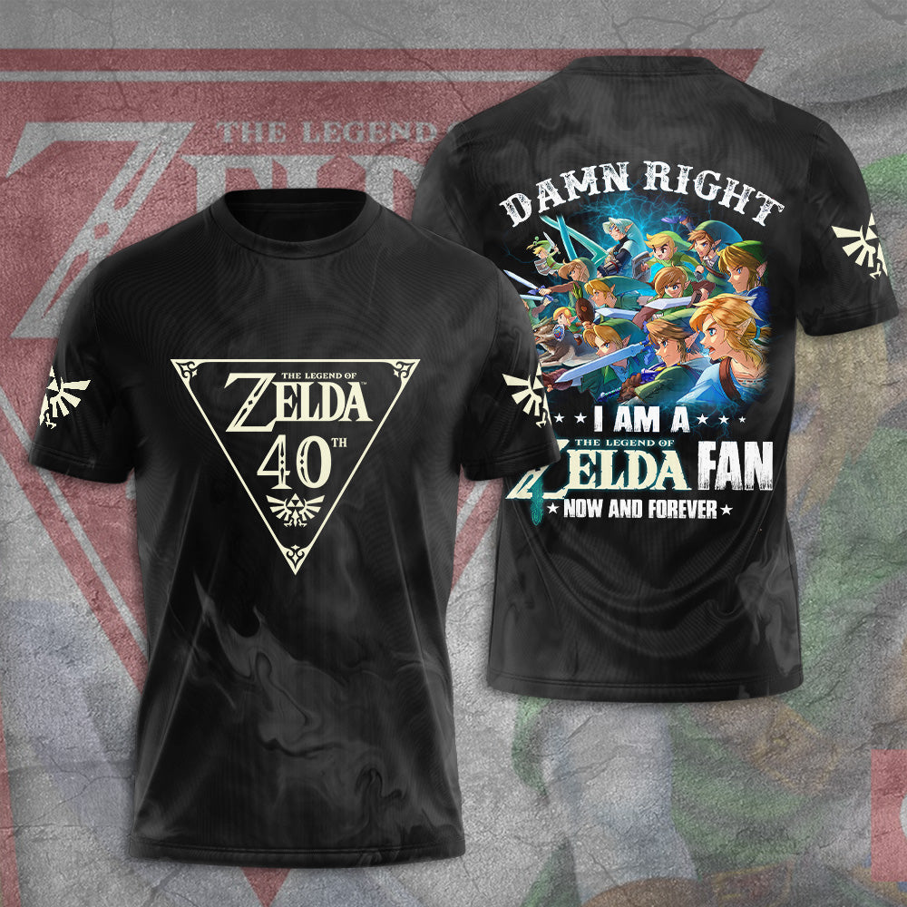 The Legend of Zelda 40th Anniversary 3D Apparel – TANTN20320