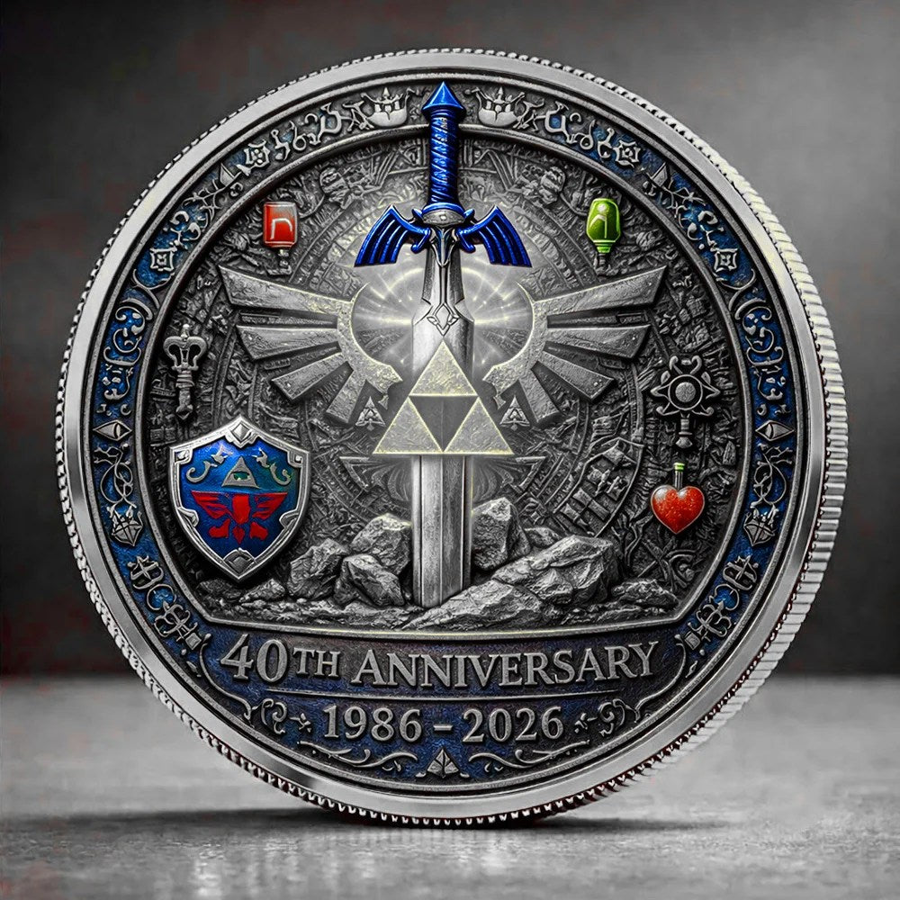 The Legend of Zelda 40th Anniversary Commemorative Coin – GNE8636
