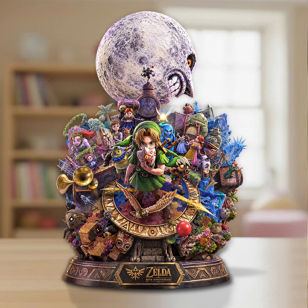 The Legend of Zelda 40th Anniversary Custom Shape Acrylic Plaque – GNE8514