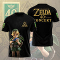 The Legend of Zelda 40th Anniversary Concert 3D Apparel – TANTN25480