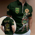 The Legend of Zelda 40th Anniversary Concert Zip Polo Shirt – HOATT21173