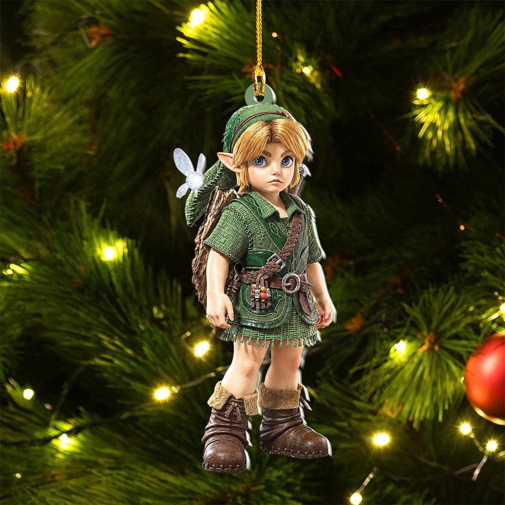 The Legend of Zelda: Ocarina of Time Custom Shape 2-side Printed Acrylic Ornament – GNE8938