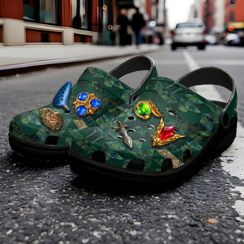 The Legend of Zelda: Ocarina of Time Custom Clogs – GNE8729
