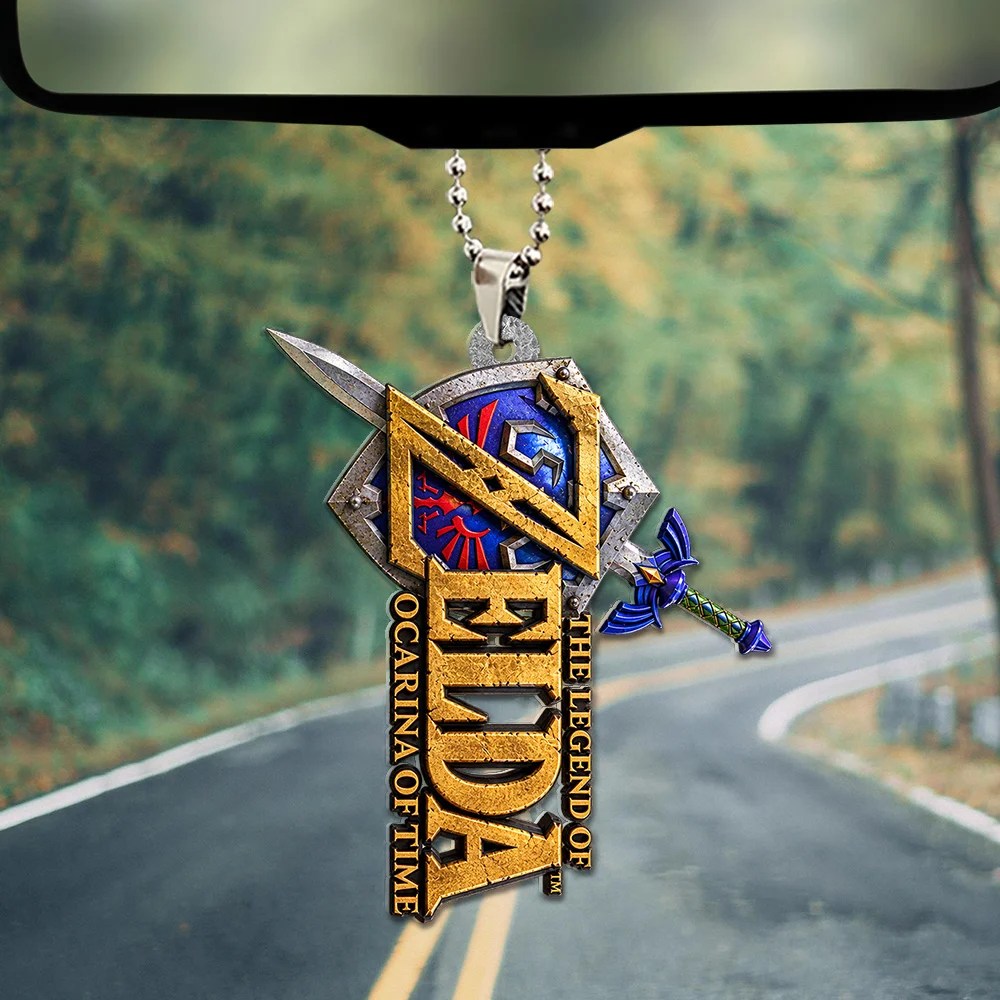 The Legend of Zelda: Ocarina of Time Custom shape 2-sided Acrylic Car Ornament – GNE8606